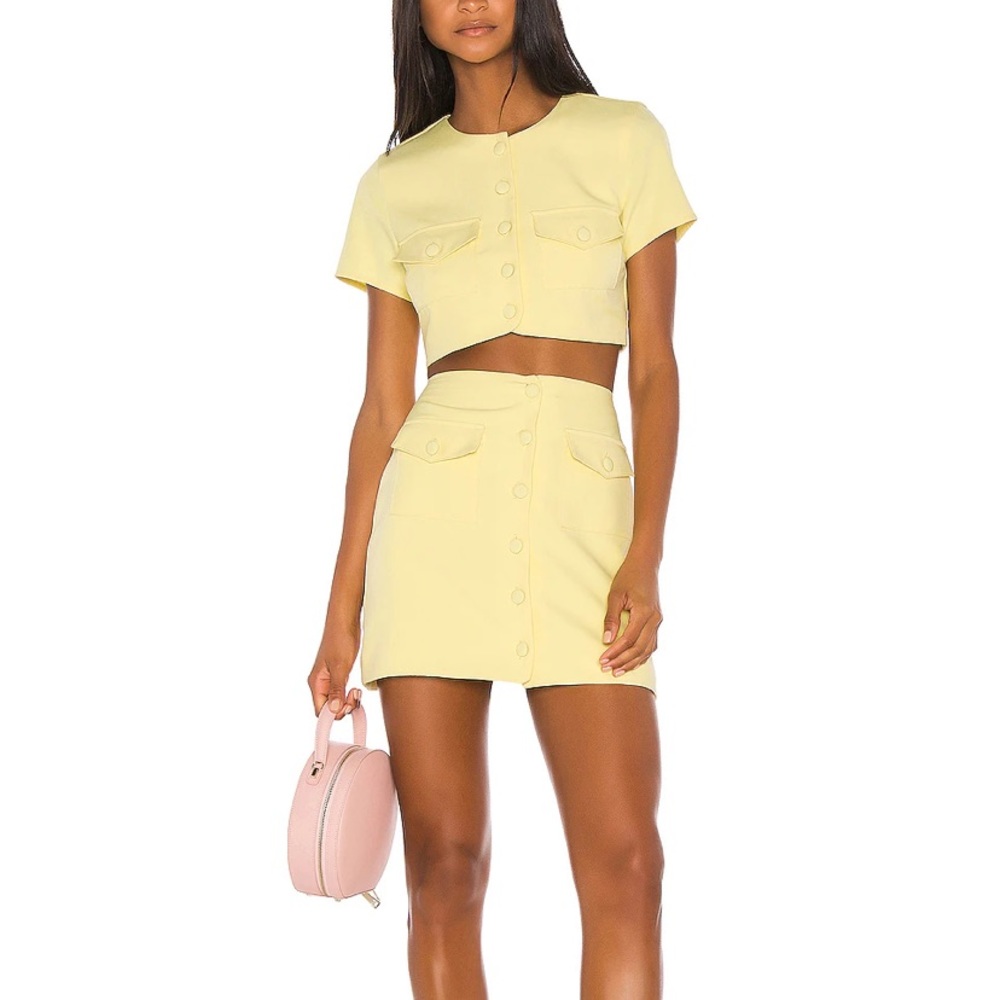 Revolve Song of Style Galla Mini Skirt and Top Set